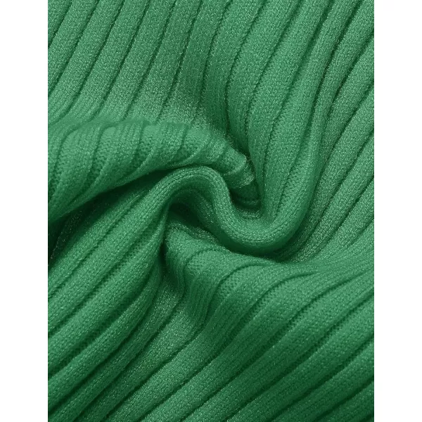 imageZESICA Womens 2024 Short Sleeve Square Neck T Shirts Slim Fitted Summer Ribbed Knit Basic Casual Tee TopsGreen