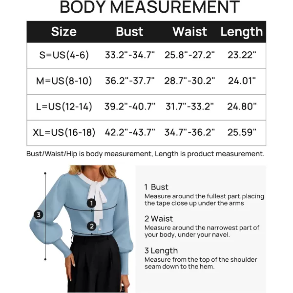 imageZESICA Womens Fall Winter Cardigan Sweaters Long Lantern Sleeve Open Front Button Down Comfy Knitted Outerwear CoatBlue