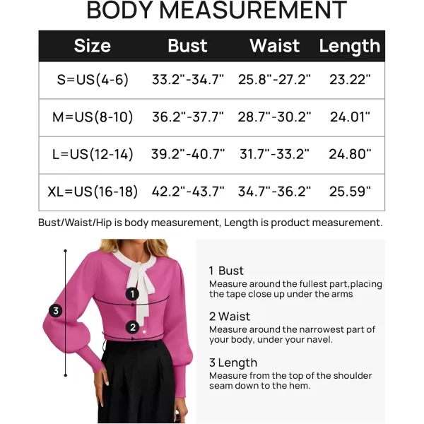 imageZESICA Womens Fall Winter Cardigan Sweaters Long Lantern Sleeve Open Front Button Down Comfy Knitted Outerwear CoatPink