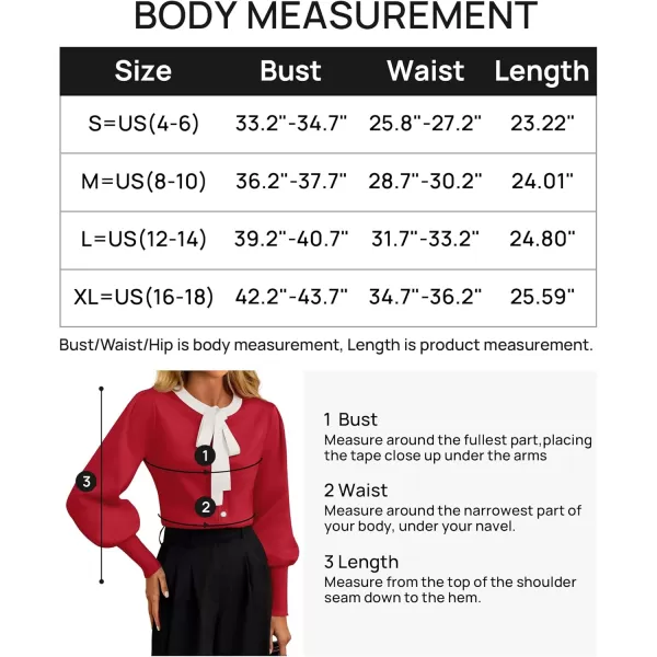 imageZESICA Womens Fall Winter Cardigan Sweaters Long Lantern Sleeve Open Front Button Down Comfy Knitted Outerwear CoatRed