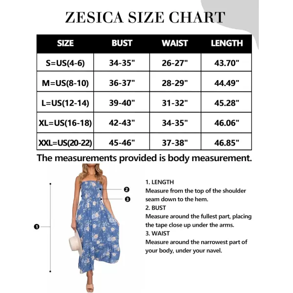 imageZESICA Womens 2024 Summer Bohemian Floral Printed Strapless Beach Party Long Maxi DressFloral2