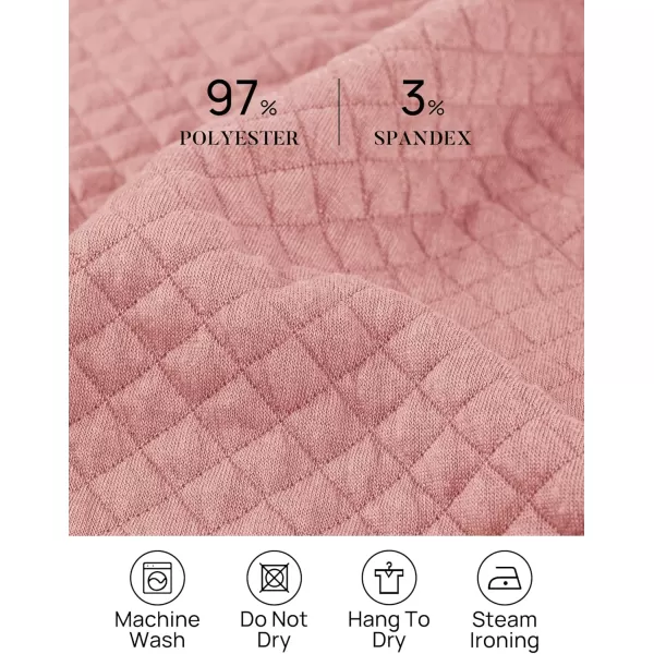 imageZESICA Womens Fall Casual Shacket Jackets 2024 Long Sleeve Button Down Lightweight Cropped Shirt Outerwear Coat with PocketsDarkpink