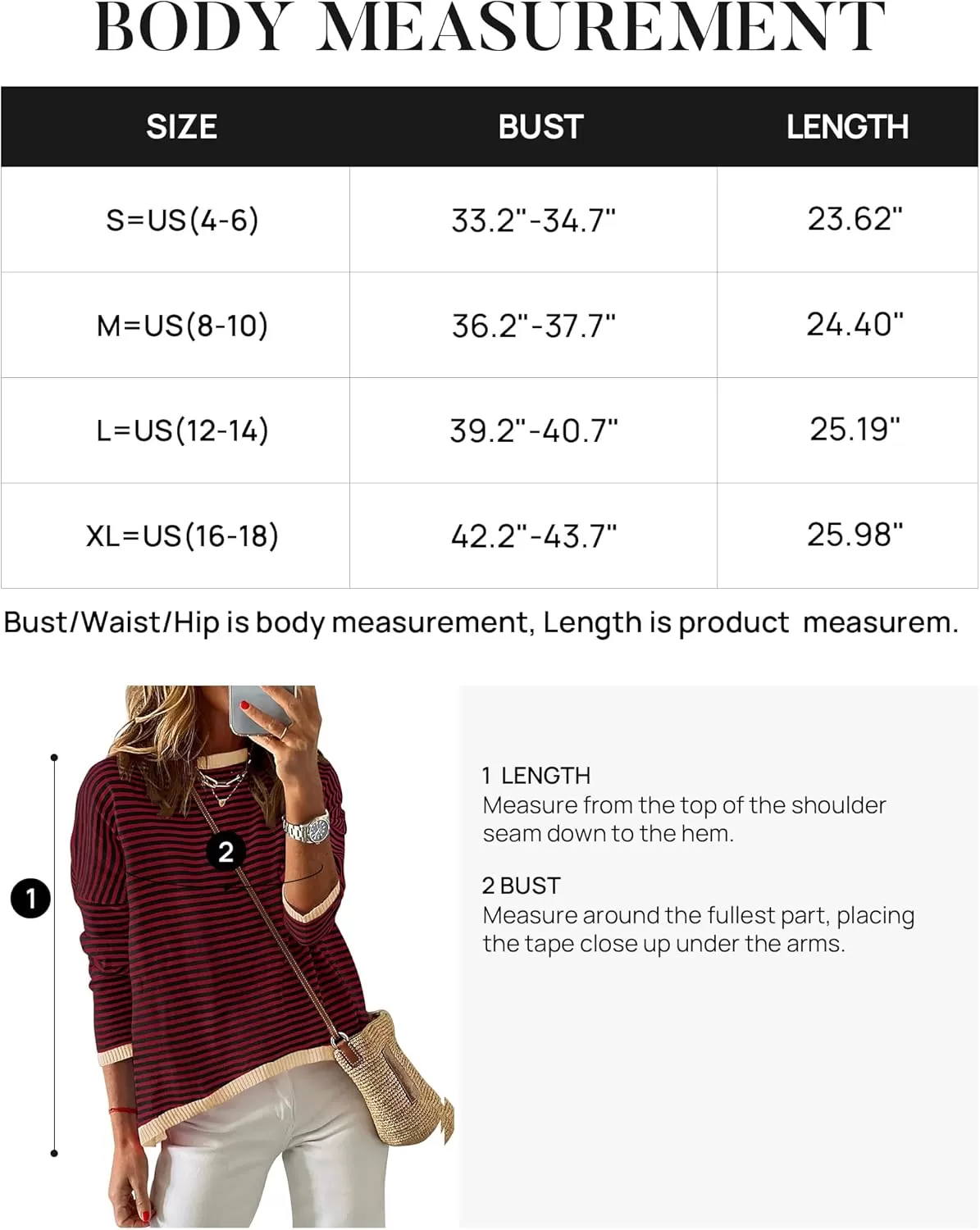 imageZESICA Womens 2024 Fall Striped Sweaters Long Sleeve Crew Neck Shirts Color Block Lightweight Pullover TopsWineblack