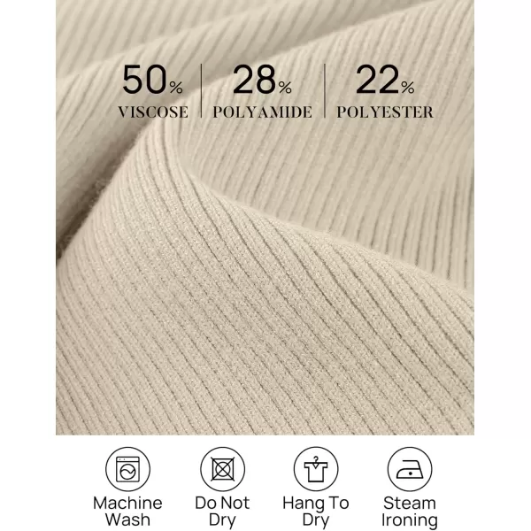 imageZESICA Womens 2024 Long Sleeve Button Down V Neck Slim Fitted T Shirts Fall Casual Ribbed Knit Basic Tee TopsSand