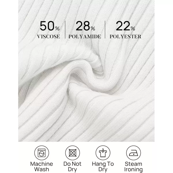 imageZESICA Womens 2024 Ribbed Tank Tops Summer Sleeveless V Neck Shirts Casual Sexy Slim Fitted Basic Knit TeesWhite