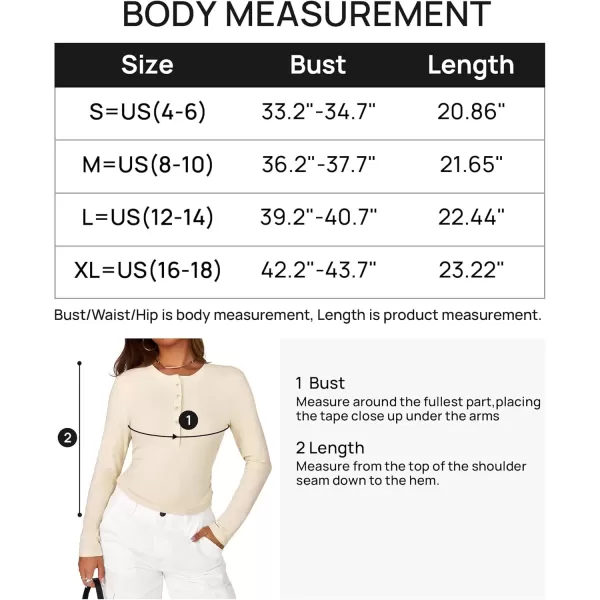 imageZESICA Womens Long Sleeve Crew Neck Shirts 2024 Fall Button Down Slim Fitted Knit Basic Tops Fleece Lined Pullover SweaterApricot