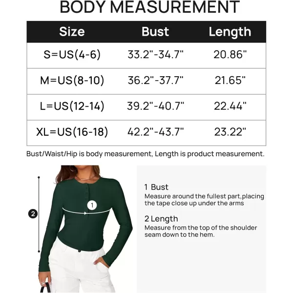 imageZESICA Womens Long Sleeve Crew Neck Shirts 2024 Fall Button Down Slim Fitted Knit Basic Tops Fleece Lined Pullover SweaterGreen