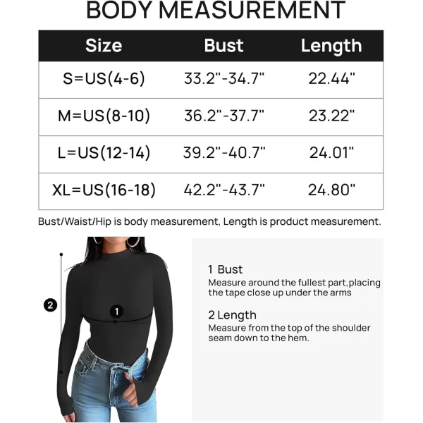 imageZESICA Womens Long Sleeve Mock Neck Tops 2024 Fall Slim Fitted Pullover Basic Shirts Casual Winter ClothesBlack