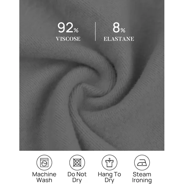 imageZESICA Womens Long Sleeve Mock Neck Tops 2024 Fall Slim Fitted Pullover Basic Shirts Casual Winter ClothesDark Grey