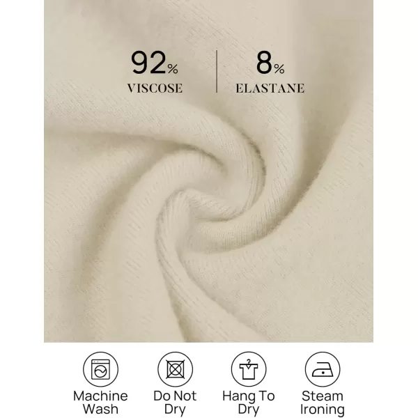 imageZESICA Womens Long Sleeve Mock Neck Tops 2024 Fall Slim Fitted Pullover Basic Shirts Casual Winter ClothesOat