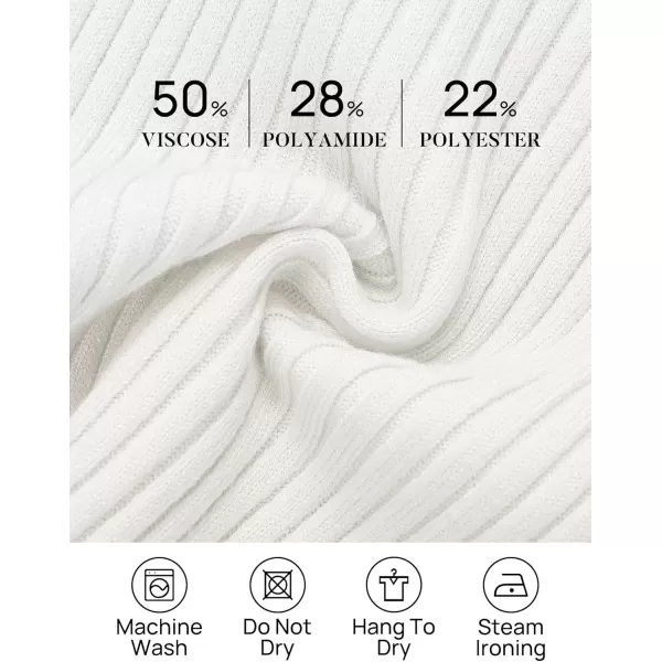 imageZESICA Womens Ribbed Tank Tops 2024 Summer Sleeveless High Neck Casual Slim Fitted Basic Knit ShirtsWhite