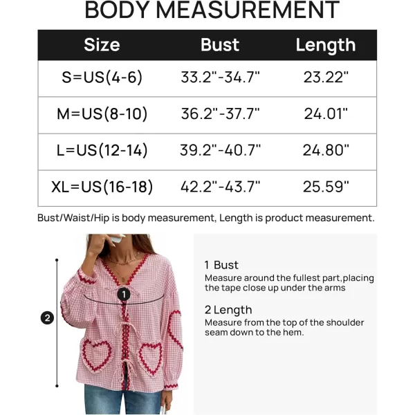 imageZESICA Womens Tie Front Peplum Tops Long Puff Sleeve Lapel Collar Cute Babydoll Blouses ShirtsPink