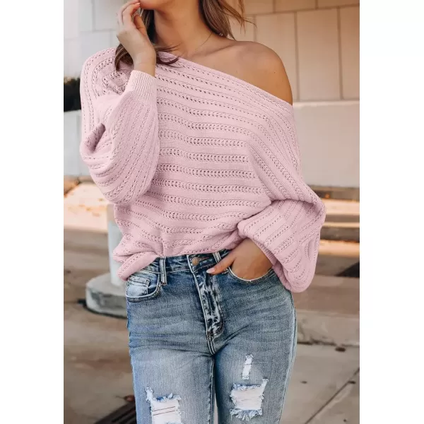 imageZESICA Womens 2024 Fall Casual Long Sleeve Crew Neck Cable Knit Loose Pullover Sweater Jumper Top