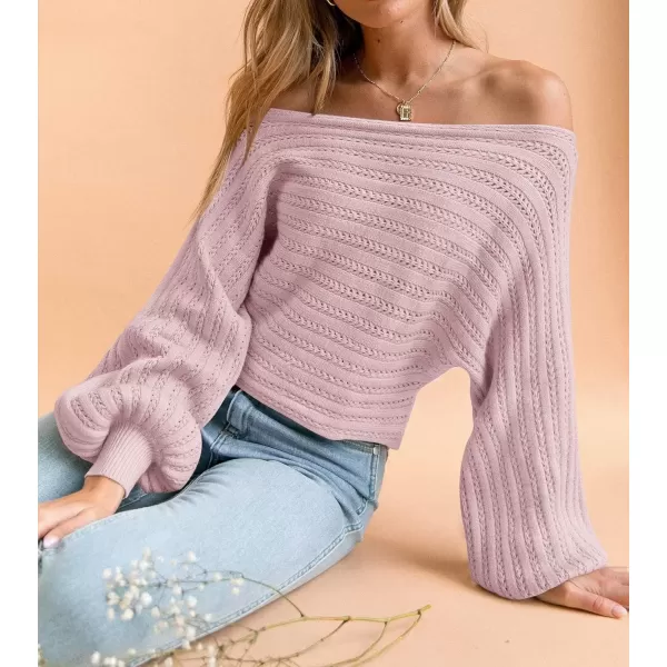 imageZESICA Womens 2024 Fall Casual Long Sleeve Crew Neck Cable Knit Loose Pullover Sweater Jumper Top