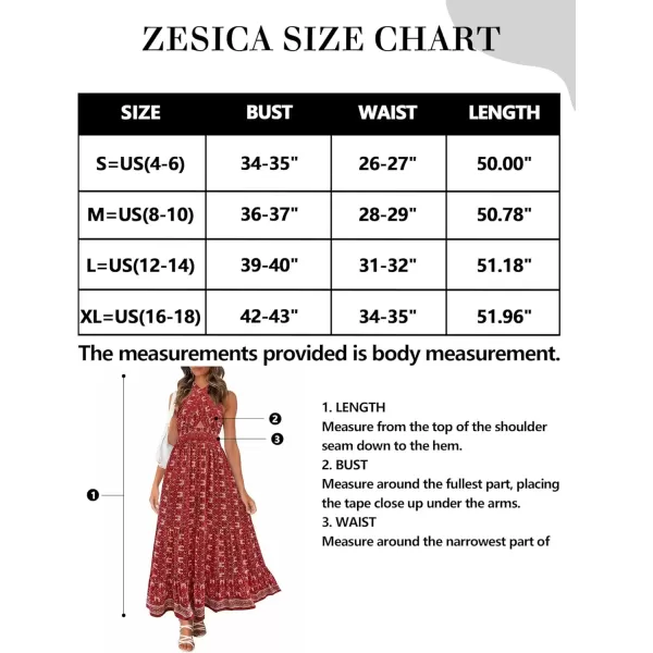 imageZESICA Womens 2024 Summer Crossover Halter Neck Sleeveless Plaid Cut Out Backless Flowy A Line Maxi DressLycheered