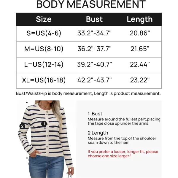 imageZESICA Womens Long Sleeve Striped Sweaters Crewneck Ribbed Knit Shirts 2024 Fall Trendy Pullover TopsApricot