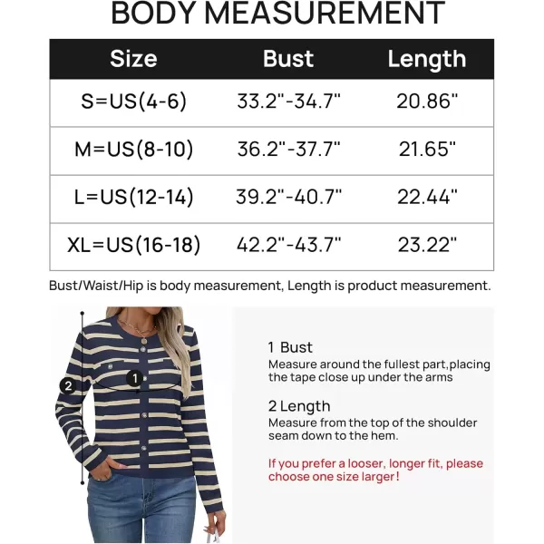 imageZESICA Womens Long Sleeve Striped Sweaters Crewneck Ribbed Knit Shirts 2024 Fall Trendy Pullover TopsNavy