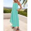 imageZESICA Womens 2025 Summer Boho Sleeveless Maxi Dress Spaghetti Straps Casual Flowy A Line Beach Party Long DressesAqua