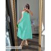 imageZESICA Womens 2025 Summer Boho Sleeveless Maxi Dress Spaghetti Straps Casual Flowy A Line Beach Party Long DressesAqua