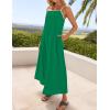 imageZESICA Womens 2025 Summer Boho Sleeveless Maxi Dress Spaghetti Straps Casual Flowy A Line Beach Party Long DressesGreen