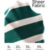 imageZESICA Womens Long Sleeve Lightweight Striped Tops Fall Crewneck Ribbed Knit ShirtsGreen