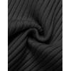 imageZESICA Womens 2025 Short Sleeve Square Neck T Shirts Slim Fitted Summer Ribbed Knit Basic Casual Tee TopsBlack
