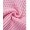 imageZESICA Womens 2025 Short Sleeve Square Neck T Shirts Slim Fitted Summer Ribbed Knit Basic Casual Tee TopsHotpink