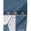 imageZESICA Womens Summer Bodycon Midi Dress Casual Sleeveless Square Neck Side Slit Knit Vacation Long DressesDark Blue