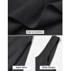 imageZESICA Womens Summer Casual Square Neck Bodycon Midi Dresses Spring Sleeveless Side Slit Knit Beach Vacation Long DressBlack