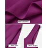 imageZESICA Womens Summer Casual Square Neck Bodycon Midi Dresses Spring Sleeveless Side Slit Knit Beach Vacation Long DressFuchsia