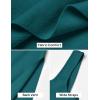 imageZESICA Womens Summer Casual Square Neck Bodycon Midi Dresses Spring Sleeveless Side Slit Knit Beach Vacation Long DressGreen