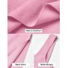 imageZESICA Womens Summer Casual Square Neck Bodycon Midi Dresses Spring Sleeveless Side Slit Knit Beach Vacation Long DressPink