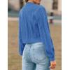 imageZESICA Womens Cardigan Sweaters Fall Winter Long Sleeve Tie Front Cable Knit Chunky Cropped Outerwear CoatBlue