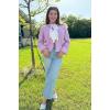imageZESICA Womens Cardigan Sweaters Fall Winter Long Sleeve Tie Front Cable Knit Chunky Cropped Outerwear CoatPurple