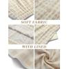 imageZESICA Womens 2025 Summer Plaid Flower Elastic High Waist Flowy A Line Maxi Skirt with PocketsApricot