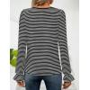 imageZESICA Womens Puff Long Sleeve Square Neck Shirts Fall Causal Trendy Tunic TopsBlack