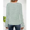 imageZESICA Womens Puff Long Sleeve Square Neck Shirts Fall Causal Trendy Tunic TopsGraygreen