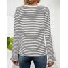 imageZESICA Womens Puff Long Sleeve Square Neck Shirts Fall Causal Trendy Tunic TopsWhite