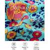 imageZESICA Womens Bohemian Floral Printed Wrap V Neck Short Sleeve Split Beach Party Maxi DressGreen