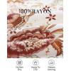 imageZESICA Womens Bohemian Floral Printed Wrap V Neck Short Sleeve Split Beach Party Maxi DressIvory