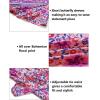 imageZESICA Womens Bohemian Floral Printed Wrap V Neck Short Sleeve Split Beach Party Maxi DressPurple
