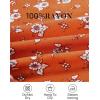 imageZESICA Womens Bohemian Floral Printed Wrap V Neck Short Sleeve Split Beach Party Maxi DressTangerine