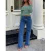 imageZESICA Long Sleeve Shirts for Womens Ribbed Knit Off Shoulder Slim Fit Going Out Tops Outfits 2025 Trendy Fashion ClothesMint