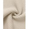 imageZESICA Womens Short Sleeve Crewneck T Shirt Summer Ribbed Knit Slim Fit Basic Solid Color Tee TopsAlmond