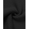imageZESICA Womens Short Sleeve Crewneck T Shirt Summer Ribbed Knit Slim Fit Basic Solid Color Tee TopsBlack