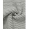 imageZESICA Womens Short Sleeve Crewneck T Shirt Summer Ribbed Knit Slim Fit Basic Solid Color Tee TopsGrey