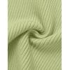 imageZESICA Womens Short Sleeve Crewneck T Shirt Summer Ribbed Knit Slim Fit Basic Solid Color Tee TopsMossgreen