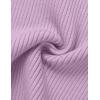 imageZESICA Womens Short Sleeve Crewneck T Shirt Summer Ribbed Knit Slim Fit Basic Solid Color Tee TopsPurple