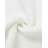 imageZESICA Womens Short Sleeve Crewneck T Shirt Summer Ribbed Knit Slim Fit Basic Solid Color Tee TopsWhite