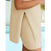 imageZESICA Womens Summer Two Piece Sweater Lounge Sets Casual Knit Trendy Tunic and Shorts OutfitsApricot